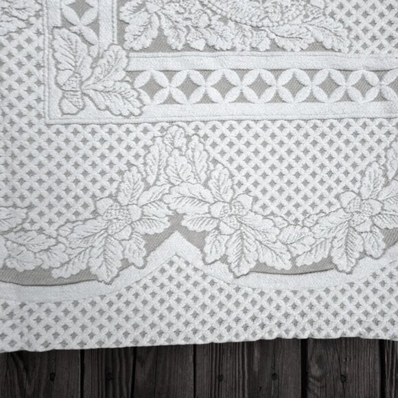 BOB TIMBERLAKE Home Collection W402 Swag Ring Twin Coverlet Bedspread Bed Quilt - Picture 3 of 8